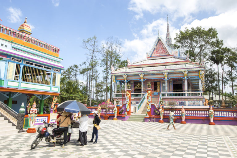 Soc Trang Au Vietnam Les Plus Belles Pagodes Khm Res Du Delta