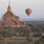 Mon vol en montgolfière au dessus des temples de Bagan