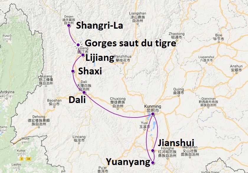 itinéraire-voyage-3-semaines-yunnan