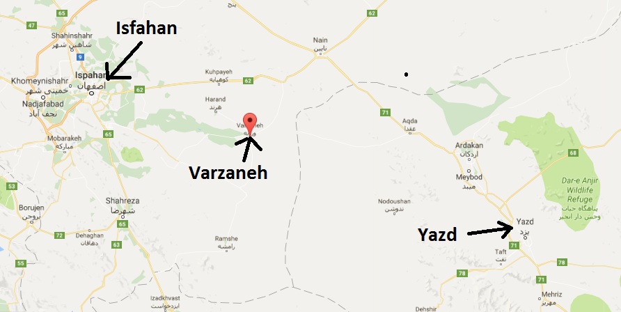 carte-isfahan-varzaneh-yazd
