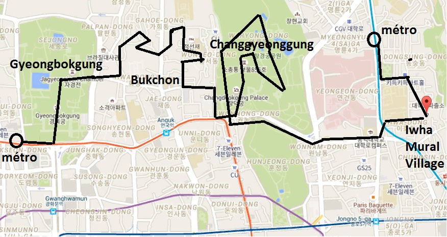carte-gyeongbokgung-buckhon-changgyeonggung-iwha-seoul-coree