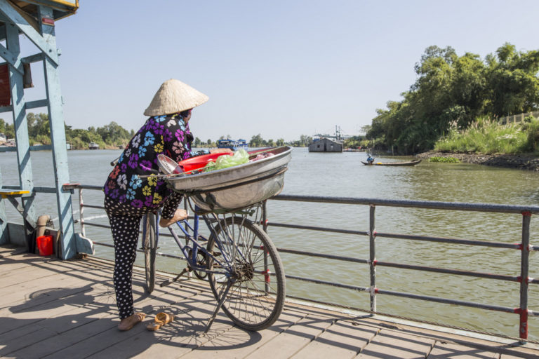 Tan Chau au Vietnam - La ville un peu mi-Mékong, mi-Bassac