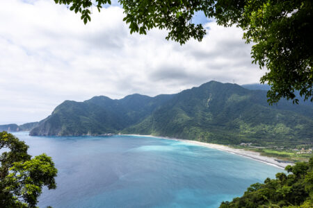 paysages de la côte est de taïwan